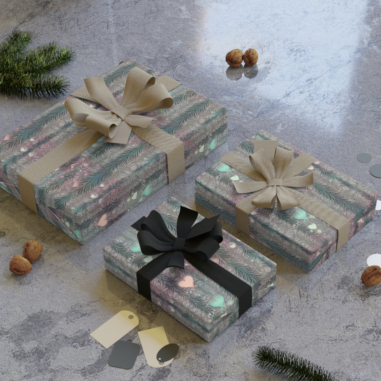 A☆ Gift Wrap - Pastel Forest