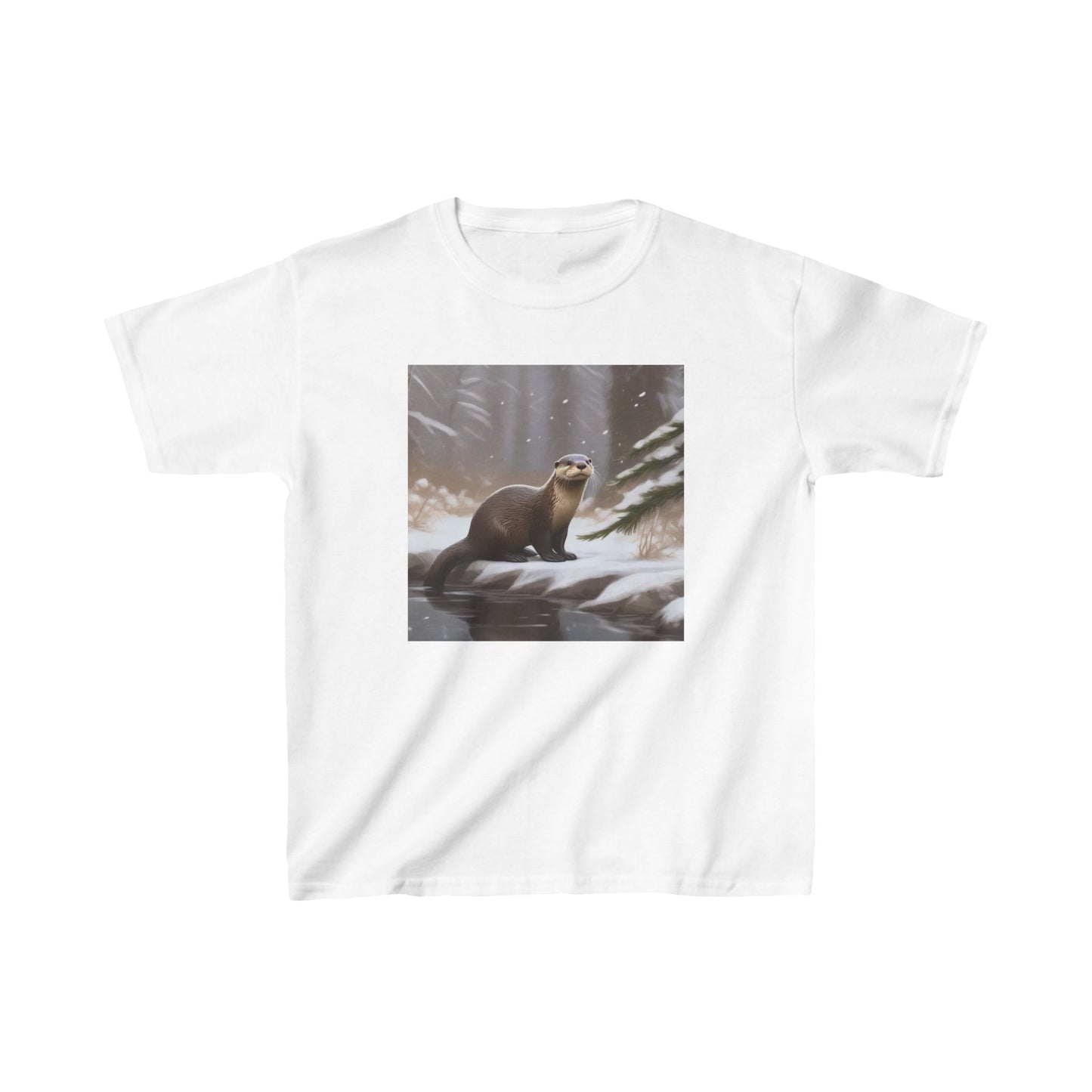 A☆Kids Tee - Winter Otter