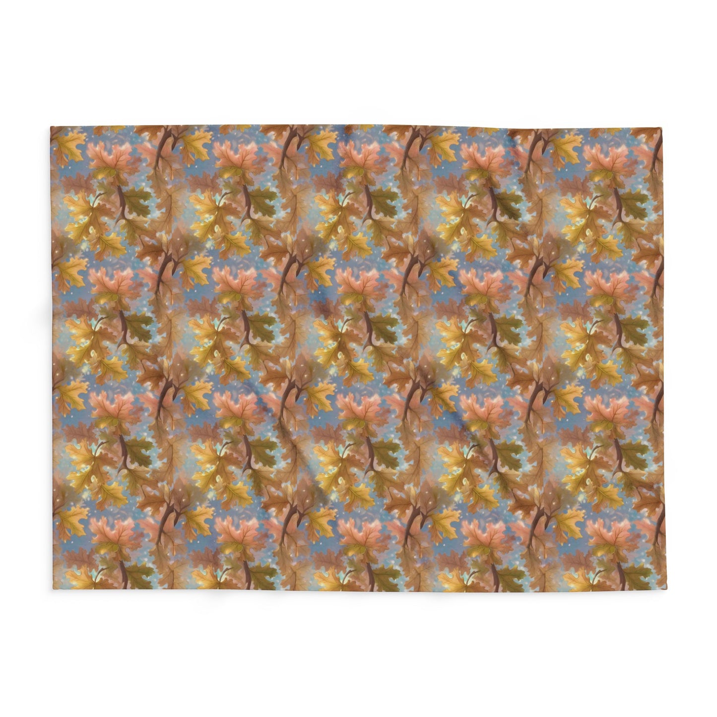 A Fleece Blanket - Leaves