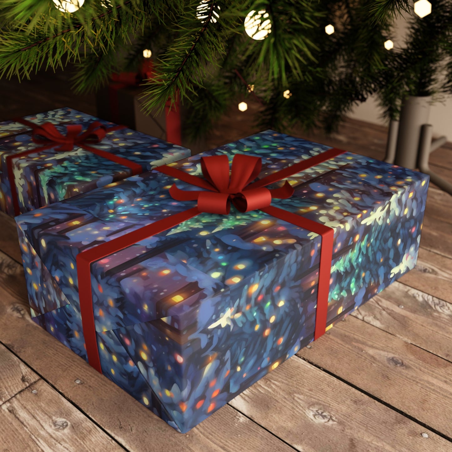 A☆ Gift Wrap - Xmas Trees