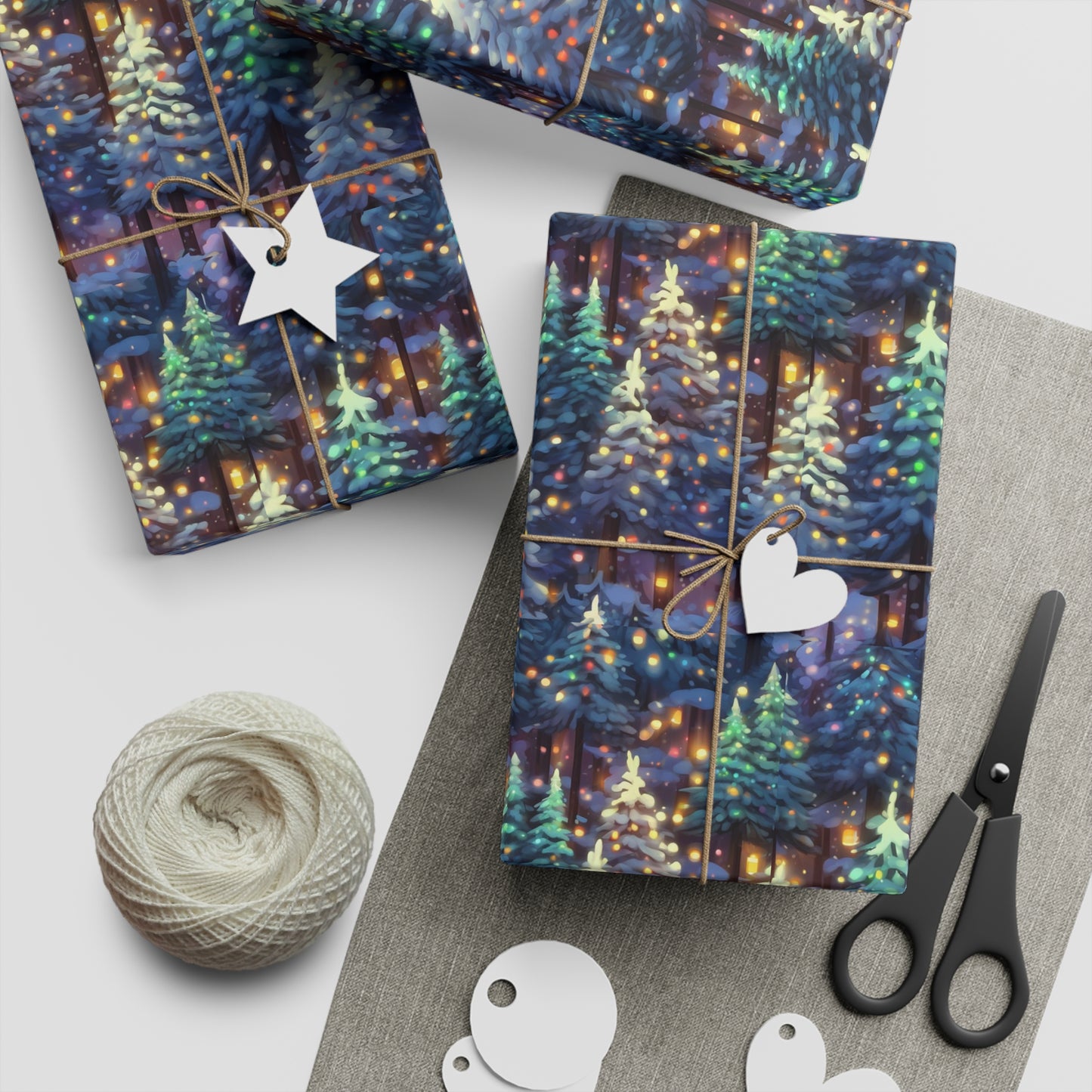 A☆ Gift Wrap - Xmas Trees