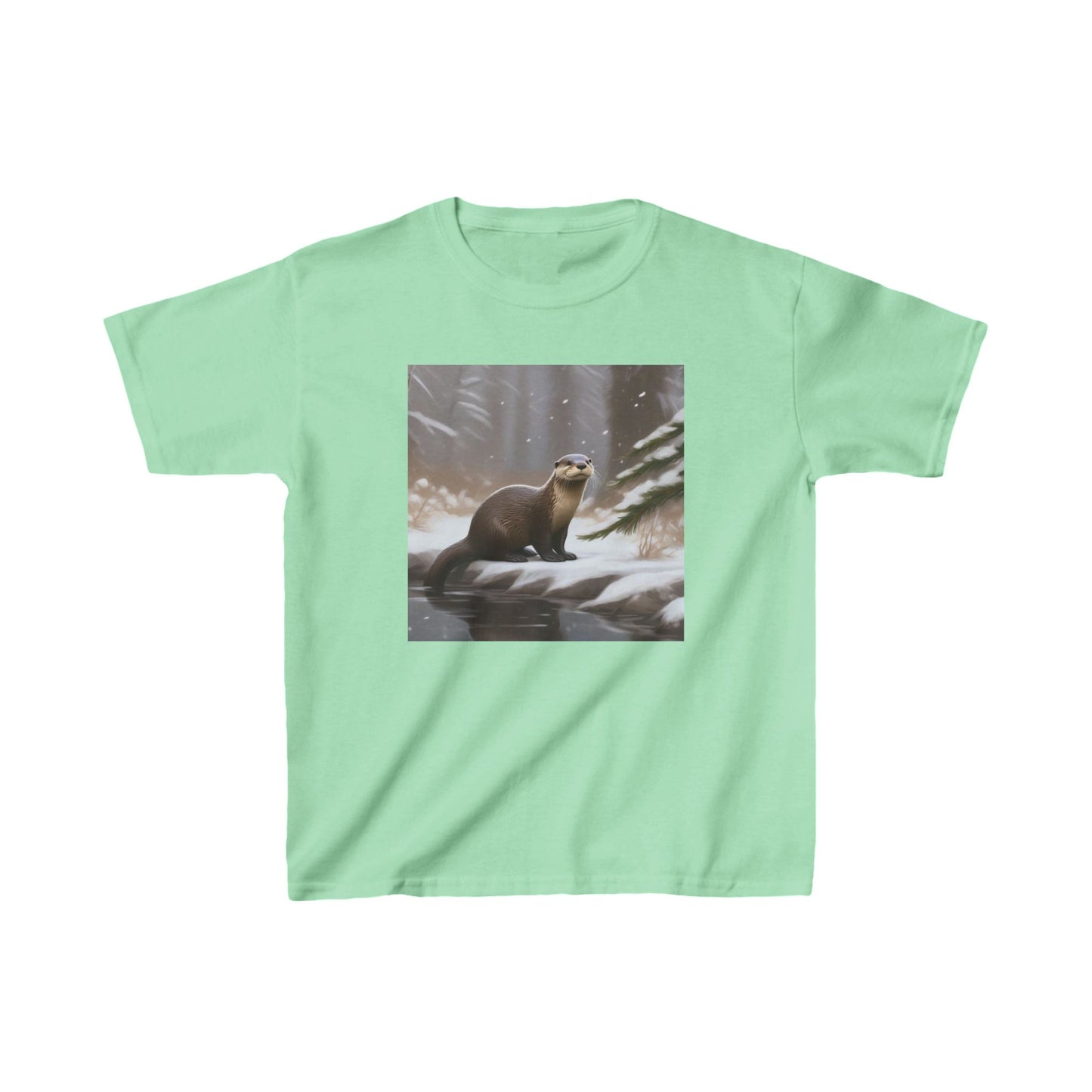 A☆Kids Tee - Winter Otter