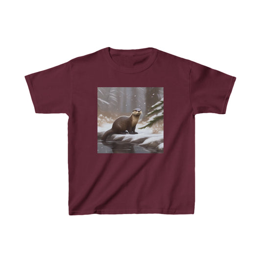 A☆Kids Tee - Winter Otter
