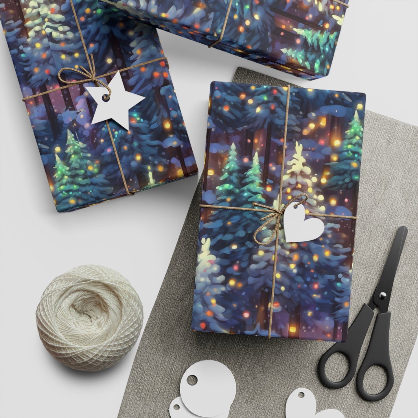 A☆ Gift Wrap - Xmas Trees
