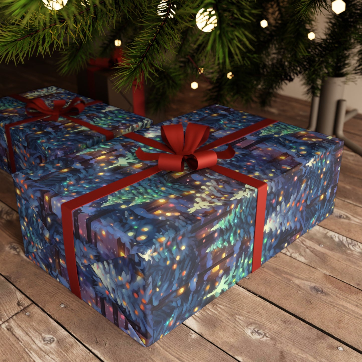 A☆ Gift Wrap - Xmas Trees