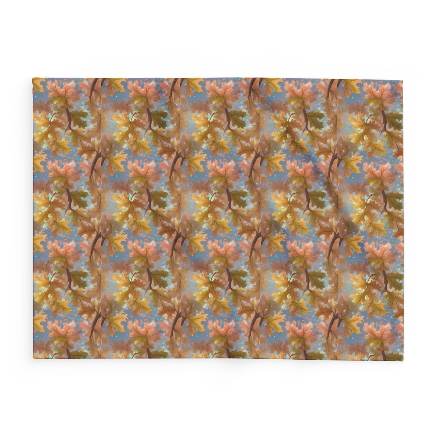 A Fleece Blanket - Leaves