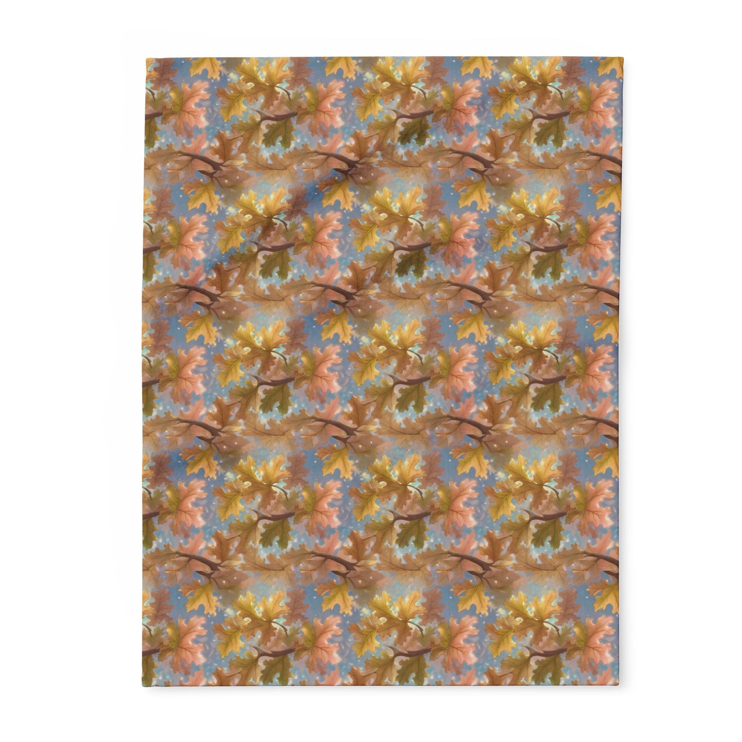 A Fleece Blanket - Leaves